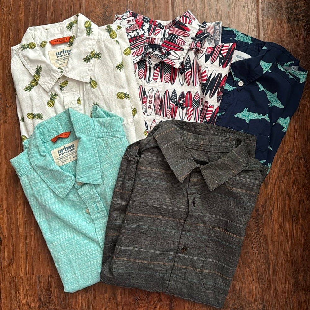 Bundle of short sleeve button downs